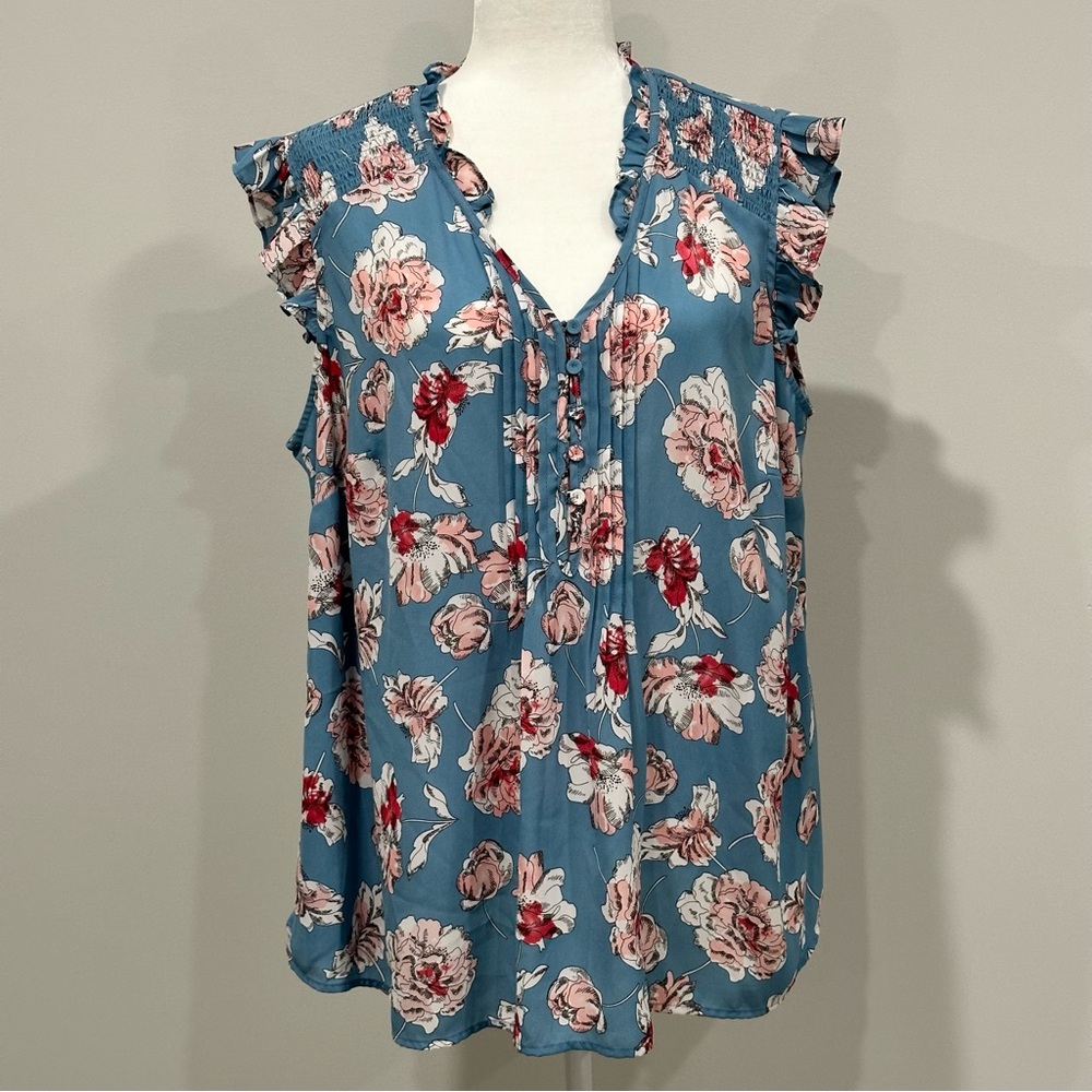 Daniel Rainn Liona Flutter Detail Blouse